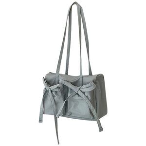 1908 Bag Bows Handbag Nylon Shoulder Bag Large Capacity Armpit Bag Korean